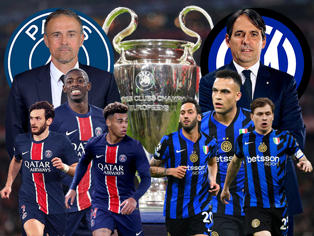 PSG và Inter Milan sẵn sàng cho trận chung kết Champions League