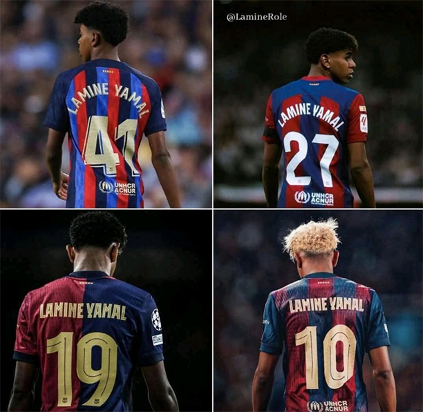 Yamal rạng rỡ với áo số 10 mới, sẵn sàng viết tiếp trang sử Barca