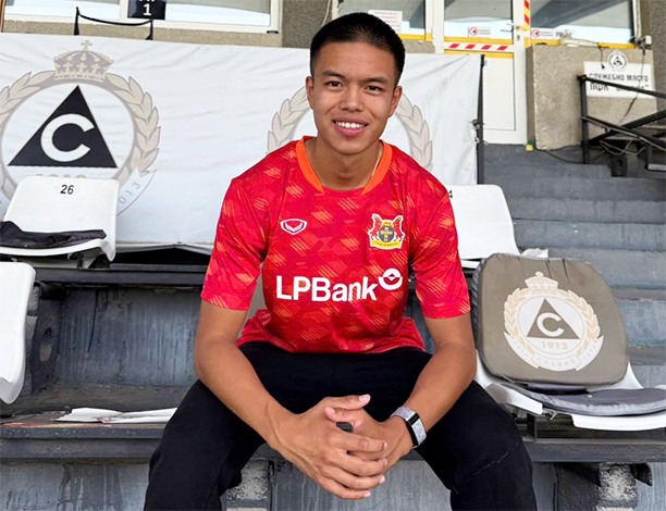Trần Thành Trung trong màu áo U23 Việt Nam
