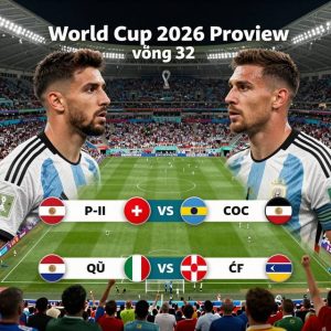 World Cup 2026 Preview: Vòng 32 đội căng thẳng với những cặp đấu loại trực tiếp đầu tiên