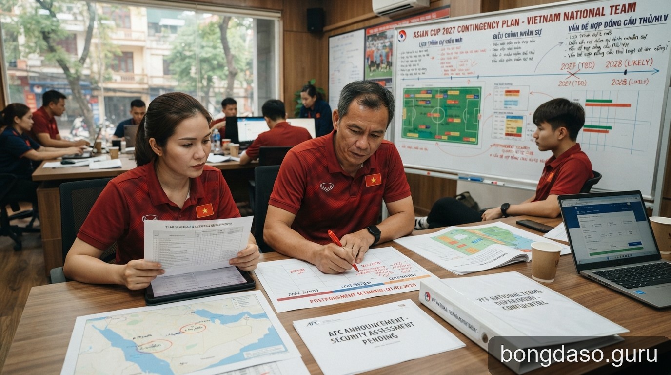 Asian Cup 2027 đứng trước nguy cơ hoãn: VFF và HLV Kim Sang-sik chuẩn bị phương án dự phòng - 2